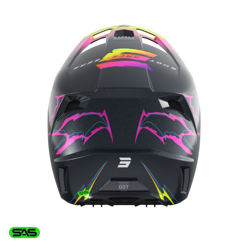 Casque Cross SHOT SPEED RAC Blue Pearly | Casque Shot motocross 2027