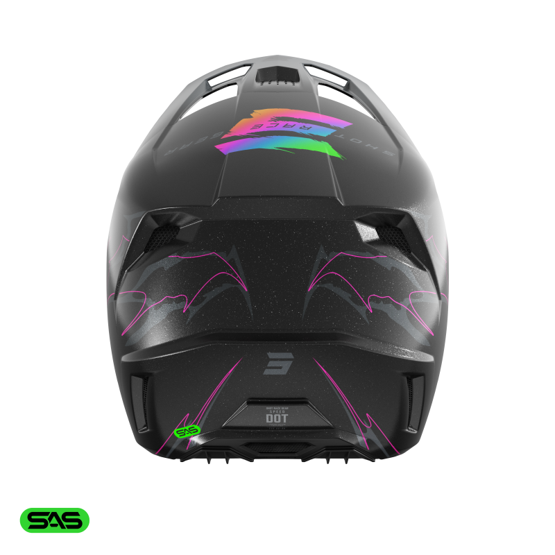 Casque Cross SHOT SPEED RAC Black Pearly | Casque Shot motocross 2027