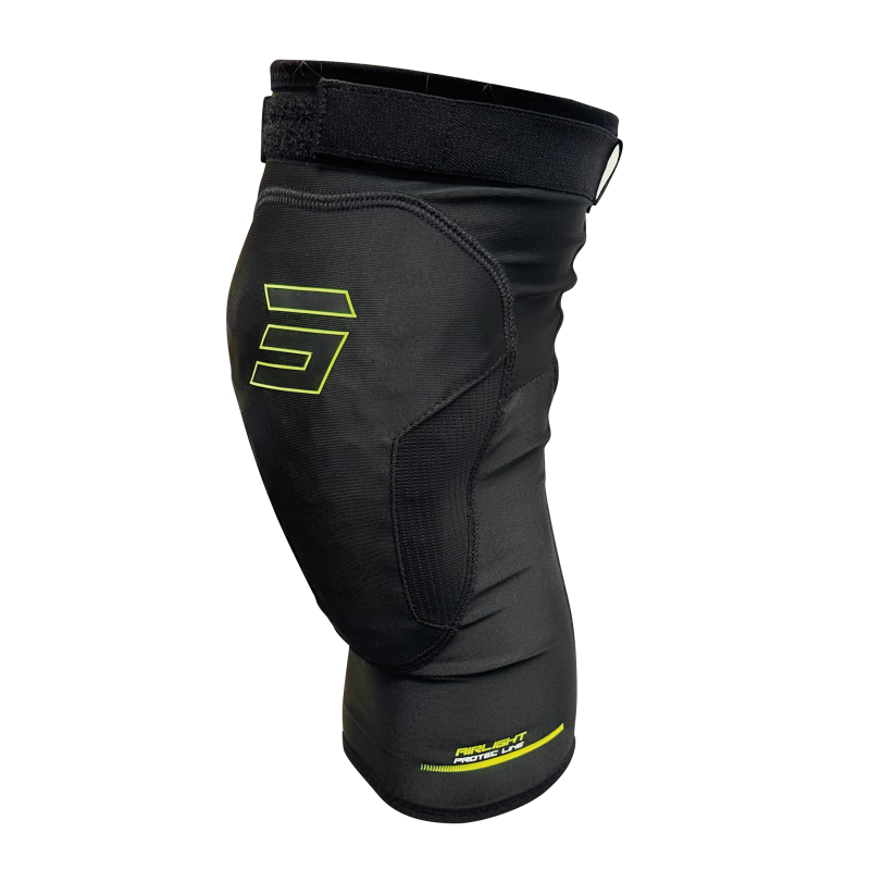 Genouillères SHOT Enfant AIRLIGHT 2.0 Noir Jaune Fluo