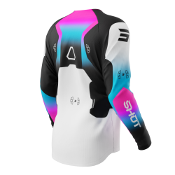 Maillot Cross SHOT Enfant DRAW ROCKET Rose | Maillot Motocross Enfant