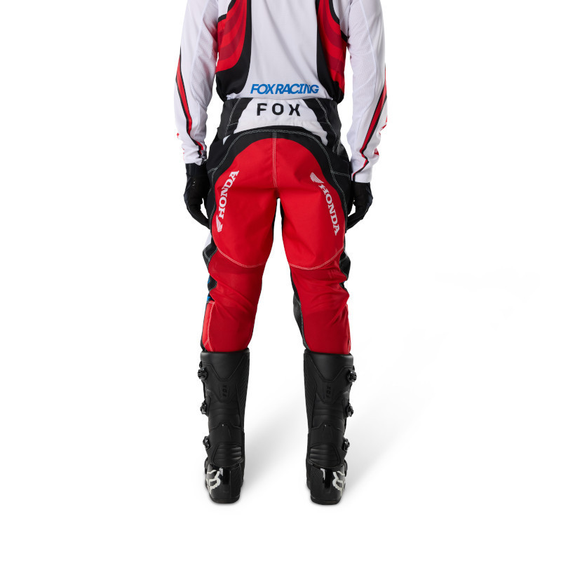 Pantalon Fox 180 HONDA Blanc Rouge 2027 | Pantalon motocross HONDA FOX