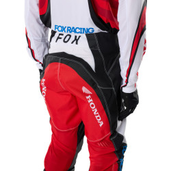 Pantalon Fox 180 HONDA Blanc Rouge 2027 | Pantalon motocross HONDA FOX