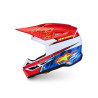 Casque Cross Alpinestars SM3 FALCON Rouge Fluo Blanc Bleu Jaune Fluo 2027