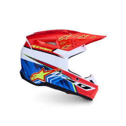 Casque Cross Alpinestar SM3 FALCON Rouge | Casque alpinestar SM3 FALCON