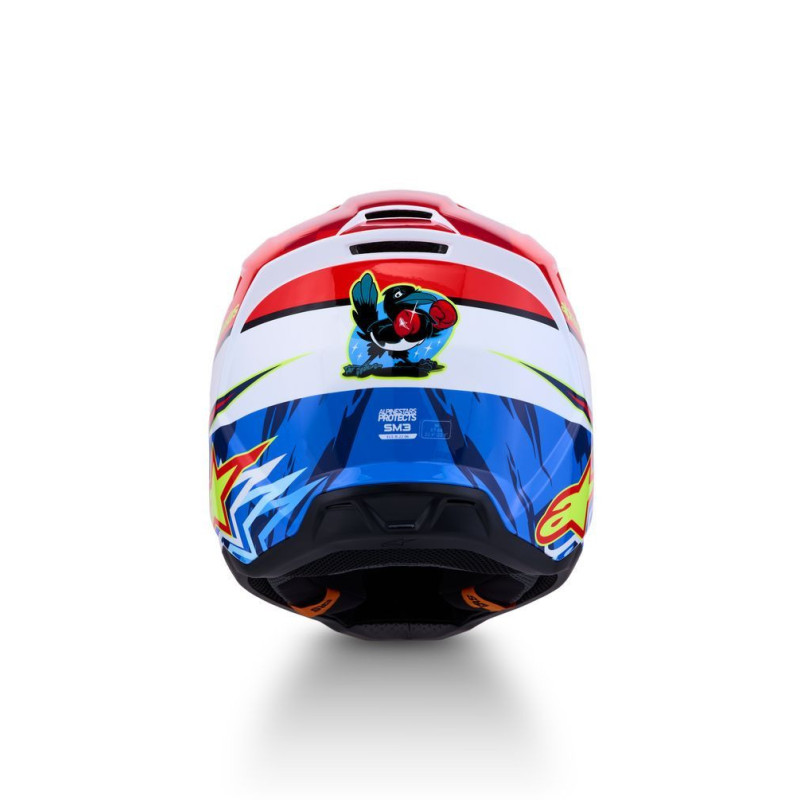 Casque Cross Alpinestar SM3 FALCON Rouge | Casque alpinestar SM3 FALCON