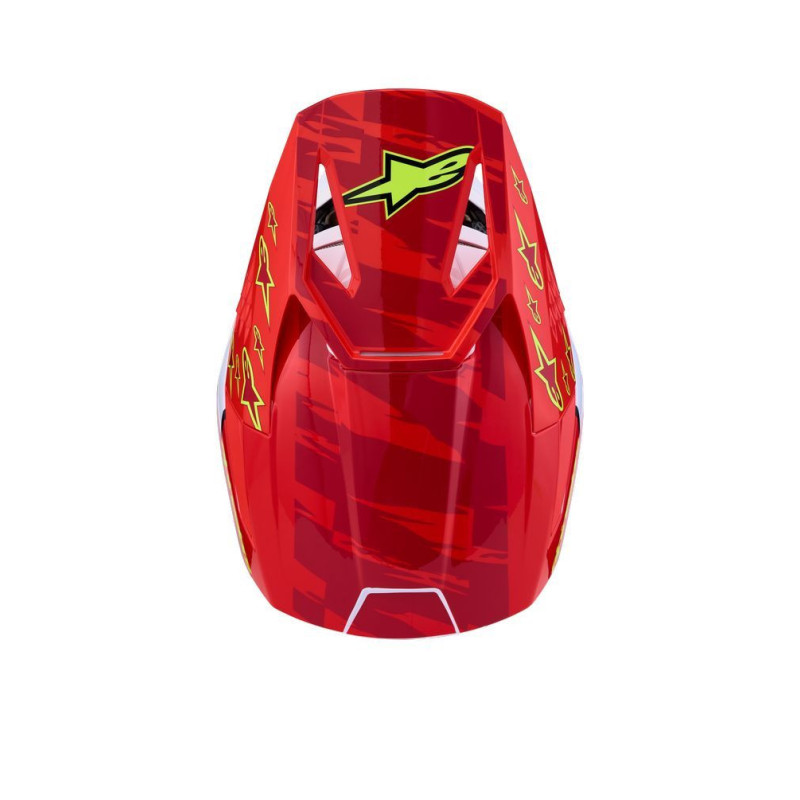 Casque Cross Alpinestar SM3 FALCON Rouge | Casque alpinestar SM3 FALCON