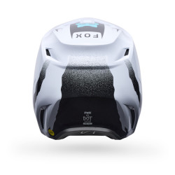 Casque Motocross Fox V1 CLUTCH Blanc Noir | Casque Fox V1 CLUTCH 2027