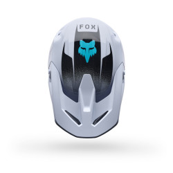 Casque Motocross Fox V1 CLUTCH Blanc Noir | Casque Fox V1 CLUTCH 2027
