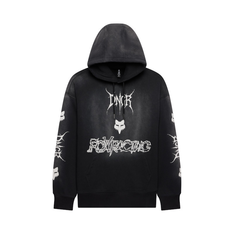 Sweat à capuche Fox DNGR HEAVYWEIGHT Noir