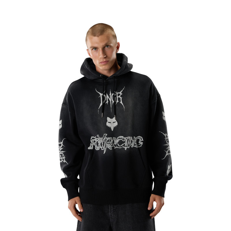 Sweat à capuche Fox DNGR HEAVYWEIGHT Noir | Sweat à capuche Fox Haiden Deegan