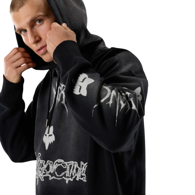 Sweat à capuche Fox DNGR HEAVYWEIGHT Noir | Sweat à capuche Fox Haiden Deegan