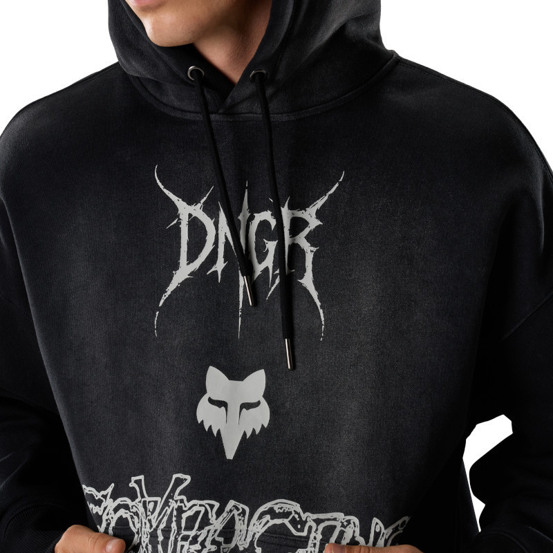 Sweat à capuche Fox DNGR HEAVYWEIGHT Noir | Sweat à capuche Fox Haiden Deegan