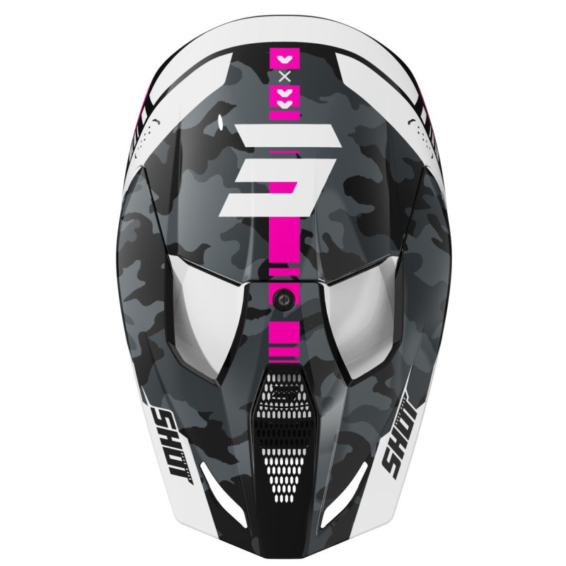 Casque SHOT ENFANT FURIOUS FLASH Rose | Casque Motocross SHOT ENFANT