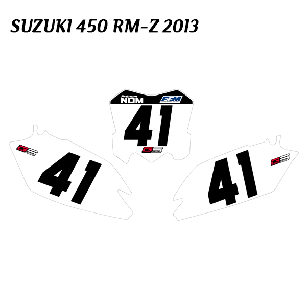 SUZUKI Kit Plaques 450 RM-Z Standard