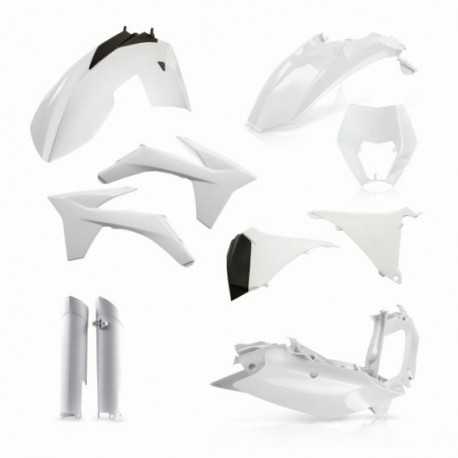Kit plastiques complet ACERBIS KTM EXC/EXC-F 2012/2013 blanc