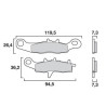 Plaquettes de frein BREMBO racing 07KA22sx