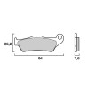 Plaquettes de frein Brembo loisir 07bb04sd
