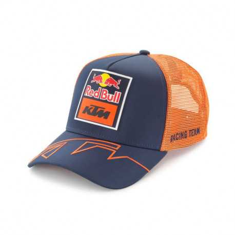 Casquette KTM Red Bull Replica Team Trucker bleu orange