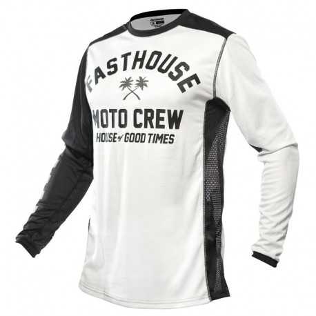 Maillot Fasthouse Grindhouse HAVEN Blanc Noir 2023