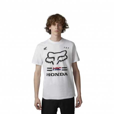 Tee-shirt Fox X HONDA II blanc