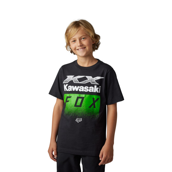 Tee-shirt Fox Enfant KAWASAKI noir