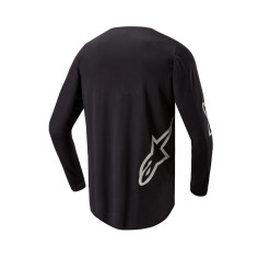Maillot Alpinestar Fluid Graphite noir argent | Alpinestar Maillot motocross
