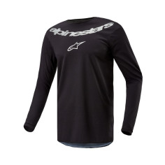 Maillot Alpinestars Fluid Graphite noir argent