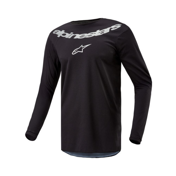Maillot Alpinestars Fluid Graphite noir argent