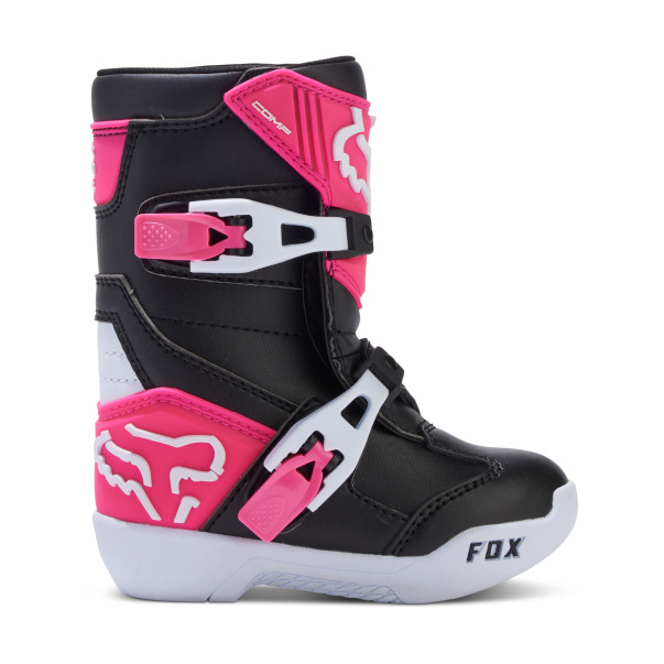 Botte Moto cross Fox Kids Comp noir rose | Botte moto cross taille 27