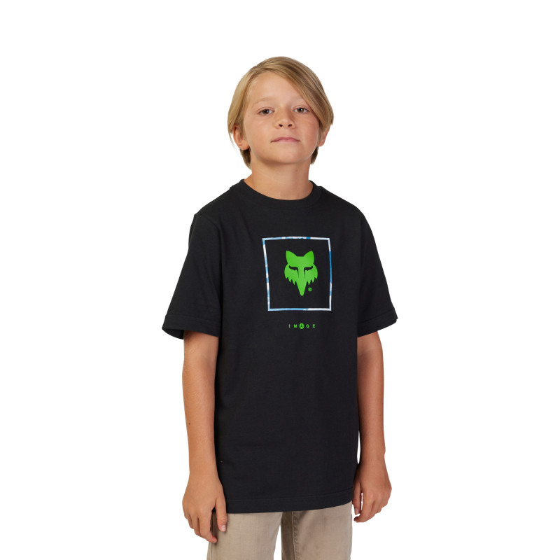 Tee-shirt Fox enfant ATLAS Noir | t-shirt fox motocross junior