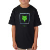 Tee-shirt Fox enfant ATLAS Noir | t-shirt fox motocross junior