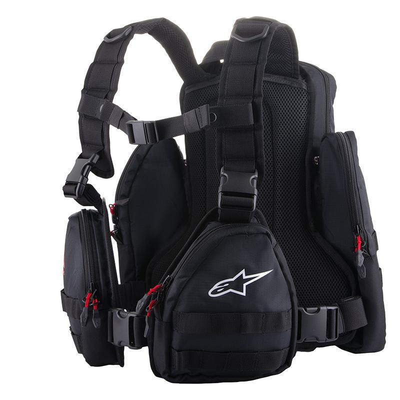 Sac à dos Alpinestars Techdura Tactical noir blanc | Sac à dos Enduro