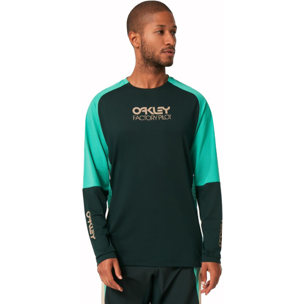 Maillot Oakley Factory Pilot MTB Vert | Maillot VTT Oakley Factory Pilot