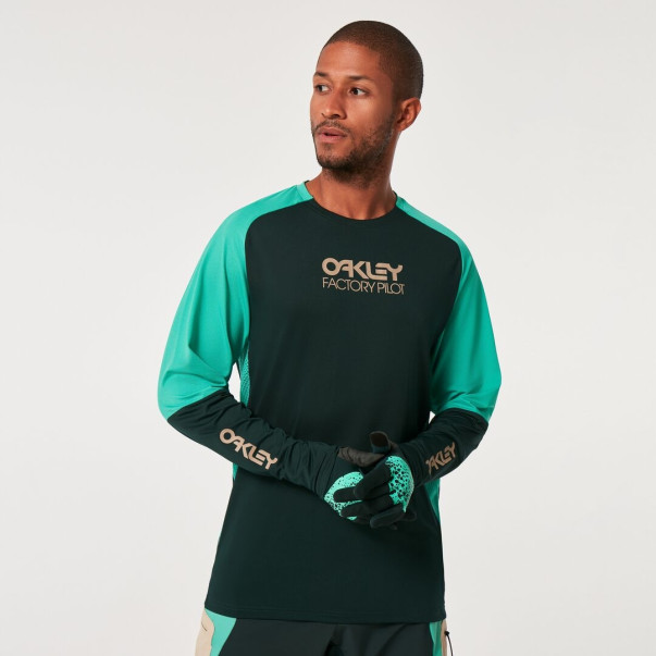 Maillot Oakley Factory Pilot MTB Vert | Maillot VTT Oakley Factory Pilot