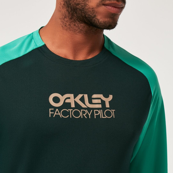 Maillot Oakley Factory Pilot MTB Vert | Maillot VTT Oakley Factory Pilot