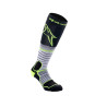 Chaussettes Cross Alpinestars MX PRO Noir Gris Jaune Fluo