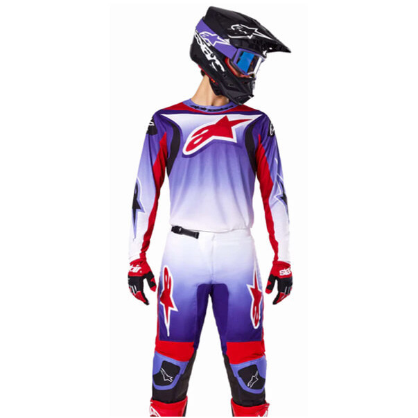 Tenue Cross Alpinestars Fluid Wurx Violet Rouge
