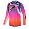 Maillot Cross Alpinestars Enfant Racer WURX Multicolore Blanc