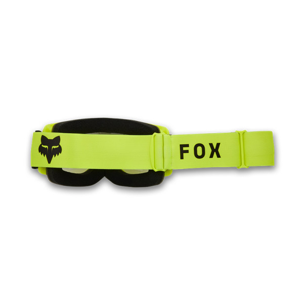 Masque Fox Main CORE jaune fluo écran clair | masque Motocross Fox Main