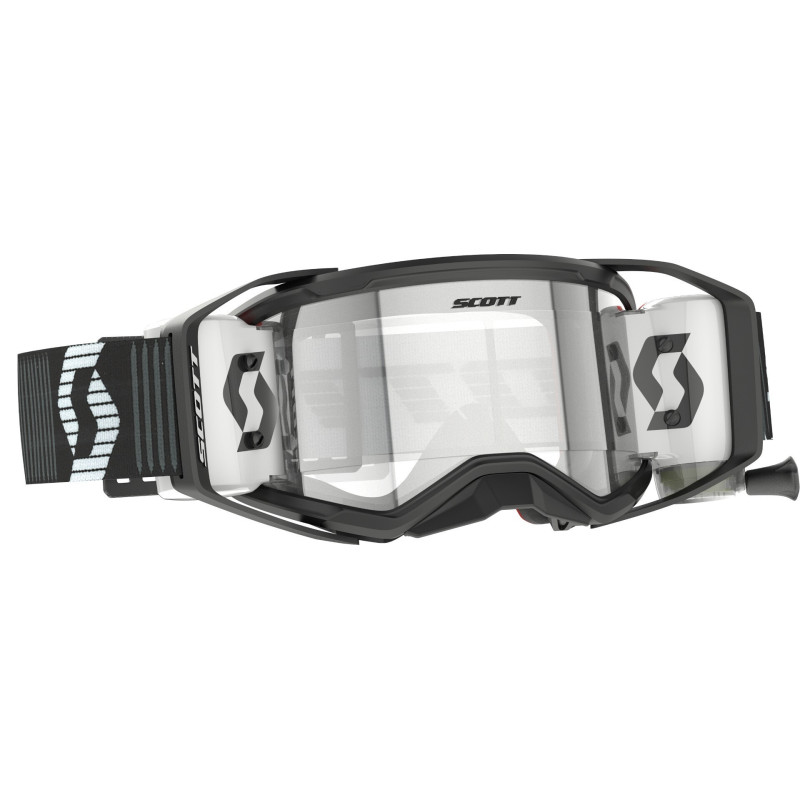 Masque Cross Scott Prospect 2.0 WFS Noir Blanc écran clair
