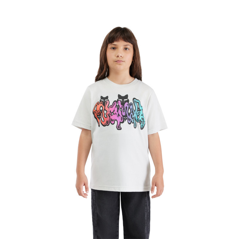 T-shirt Fox enfant FUTURE Gris Clair
