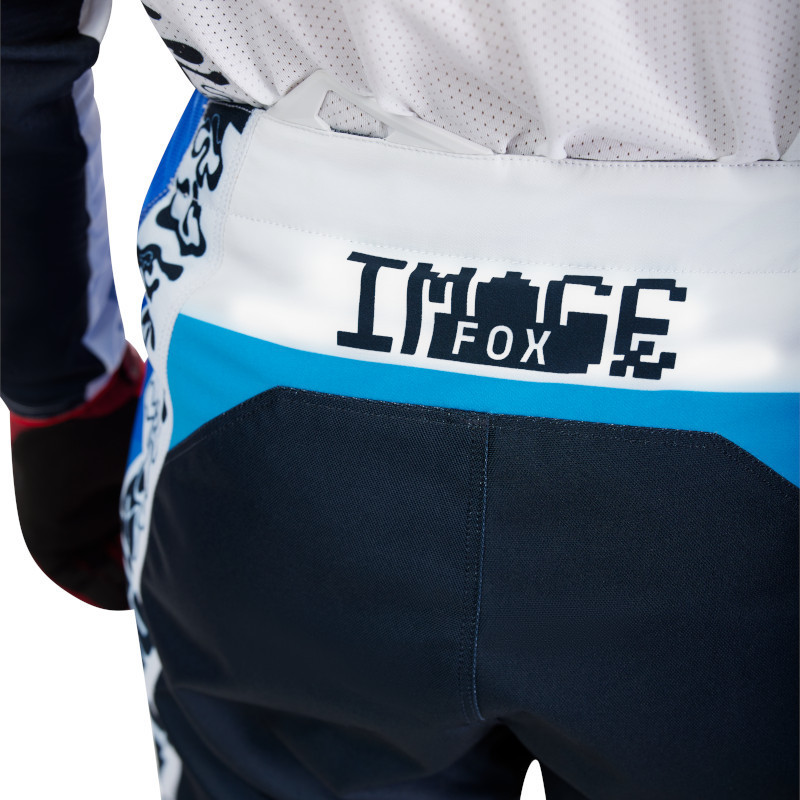 Pantalon Motocross Fox 360 FADE Blanc Bleu | Pantalon Fox 360 FADE