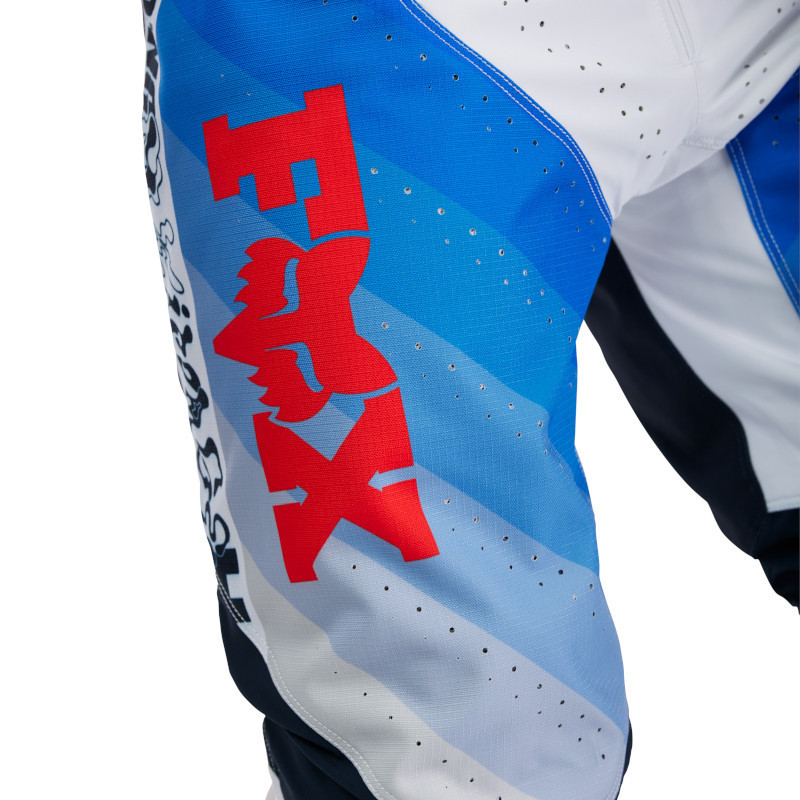 Pantalon Motocross Fox 360 FADE Blanc Bleu | Pantalon Fox 360 FADE