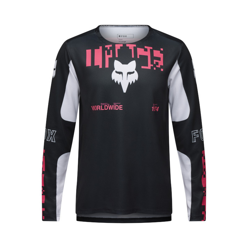 Maillot VTT Fox Ranger Enfant DIGI IMAGE manches longues Noir