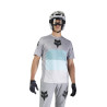 Maillot Fox Ranger GRID manches courtes gris | Maillot VTT Fox Ranger