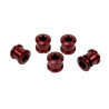 Pack de 5 Vis INSIGHT pour couronne 6.5 x 4mm Aluminium Rouge
