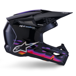 Casque Alpinestars SM3 Force OCD Noir Brillant | Alpinestar Casque motocross
