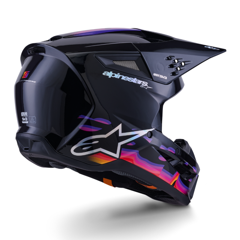 Casque Alpinestars SM3 Force OCD Noir Brillant | Alpinestar Casque motocross