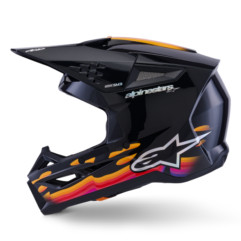 Casque Alpinestars SM3 Force OCD Noir Brillant | Alpinestar Casque motocross