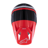 Casque Alpinestars SM3 RADIUM Noir Rouge Blanc | Casque SM3 RADIUM
